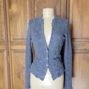 TRANSIT Par Such Textured Women's Jacket Sz 2